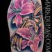 Tattoos - CROSS AND LILIES - 92121